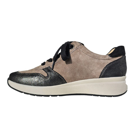 Sportig sneaker, Beige/Svart, Fidelio
