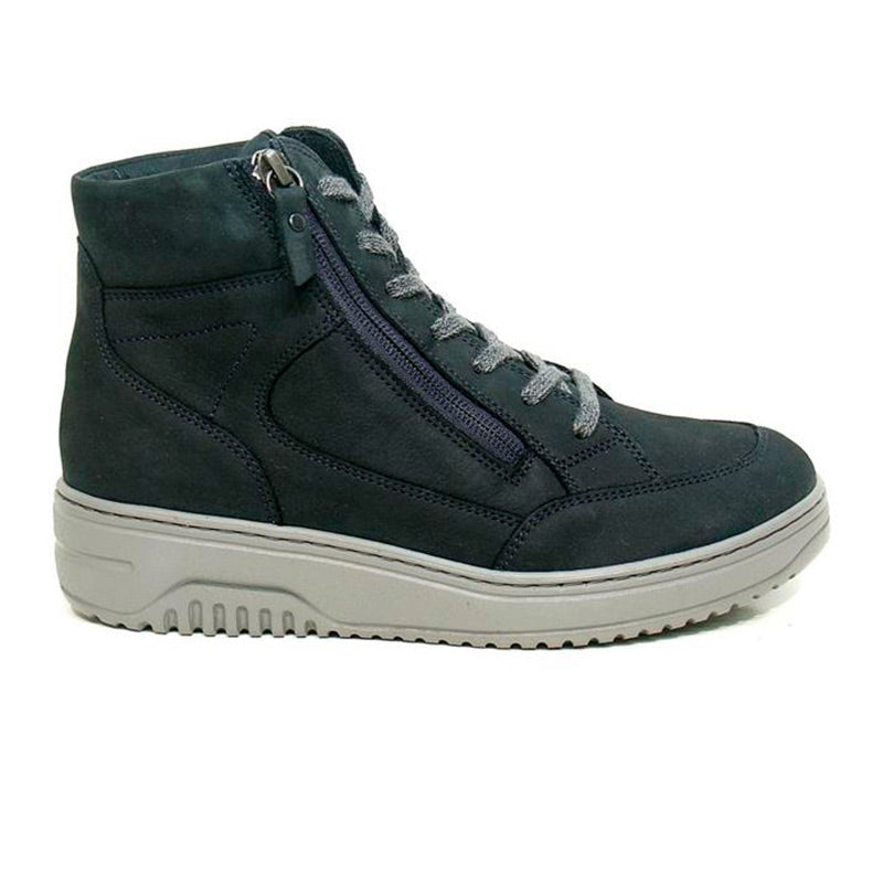Fodrad damstövel, navy, Hartjes