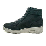 Hartjes foret damestøvle - Navy - Seniorshop