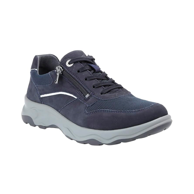 Sportig herrsneaker, Blå, Waldläufer