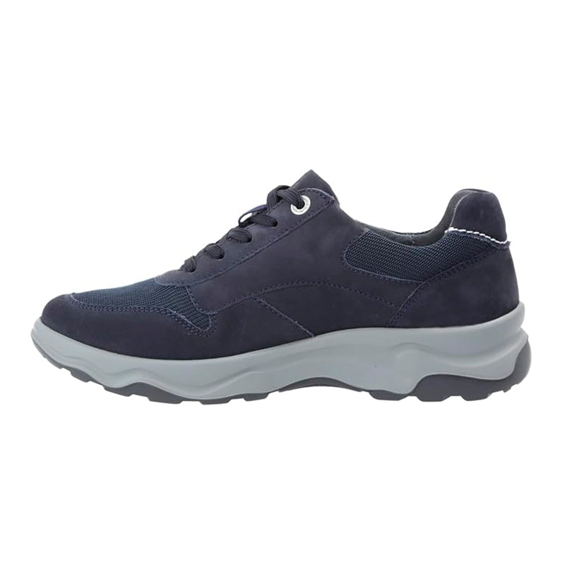 Sportig herrsneaker, Blå, Waldläufer