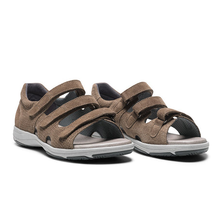New Feet damesandal - Lys brun