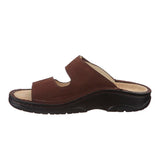 Berkemann herresandal i nubuck - Brun - Seniorshop