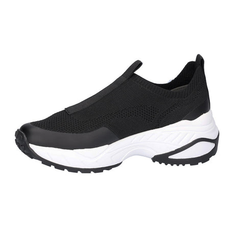 Sporty damsneaker, Svart, Waldläufer