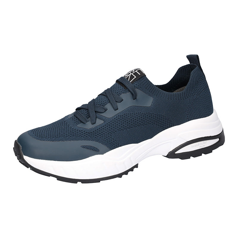 Sportig herrsneaker, dimblå, Waldläufer