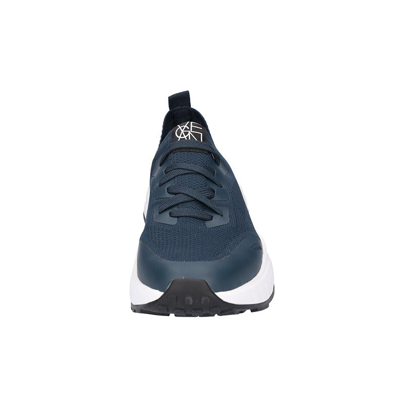 Waldläufer sportig herrsneaker, Gråblå