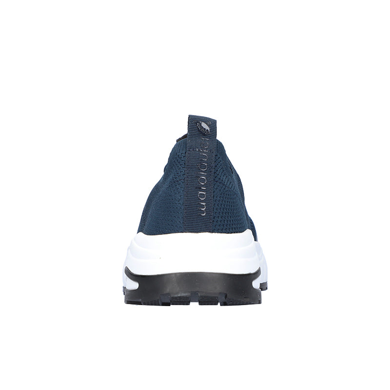 Sportig herrsneaker, dimblå, Waldläufer