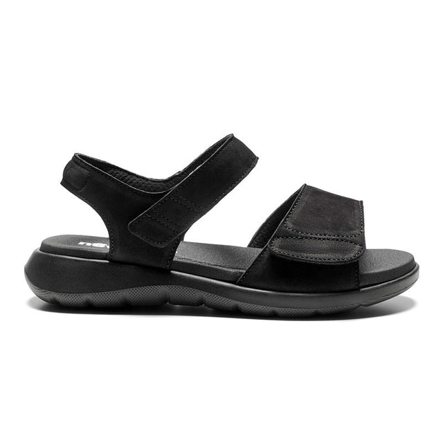 New Feet lätt damsandal, Svart