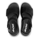 New Feet lätt damsandal, Svart