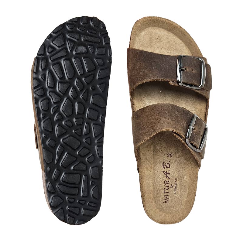 Damtoffel, Brun, Relaxshoe