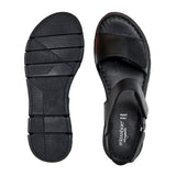 Relaxshoe damsandal med kilkack, Svart