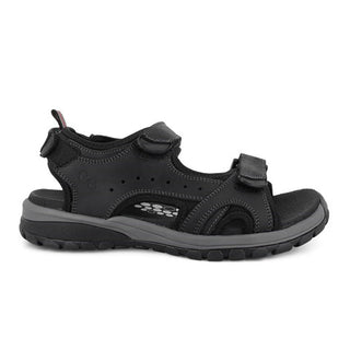 Green Comfort herresandal i nubuck - Sort