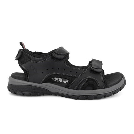 Green Comfort herresandal i nubuck - Sort