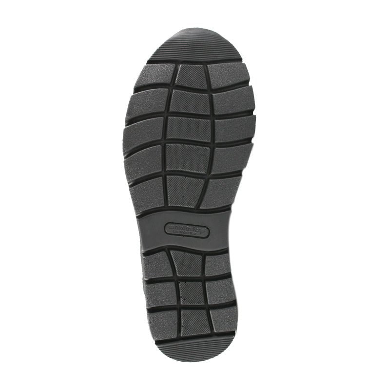 Waldläufer damsneaker, Svart med djurmönster