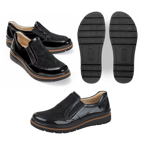 Fidelio hyttesko - sort - Seniorshop