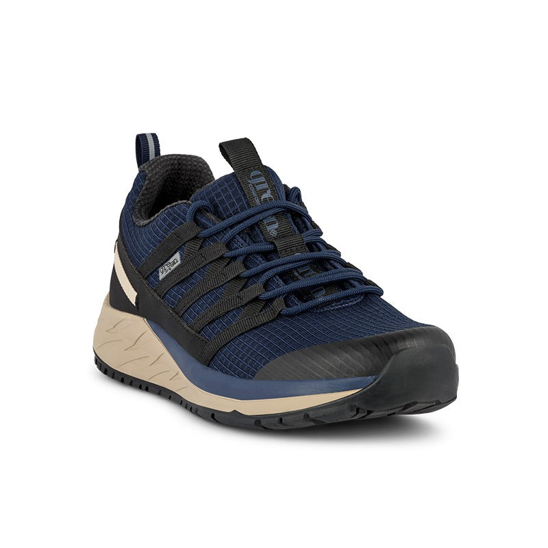 Sportig sneaker, Marinblå, Green Comfort
