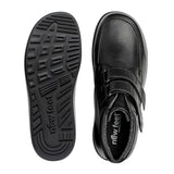 New Feet lav herrestøvle - Sort læder - Seniorshop
