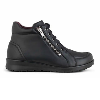 New Feet lav damestøvle - Sort - Seniorshop