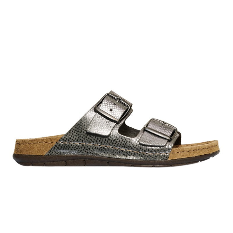 Damsandal, Metallic, Rohde