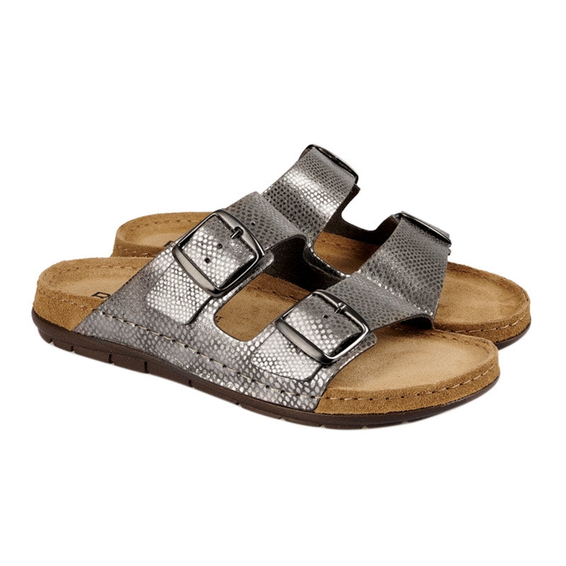 Damsandal, Metallic, Rohde