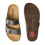 Damsandal, Metallic, Rohde