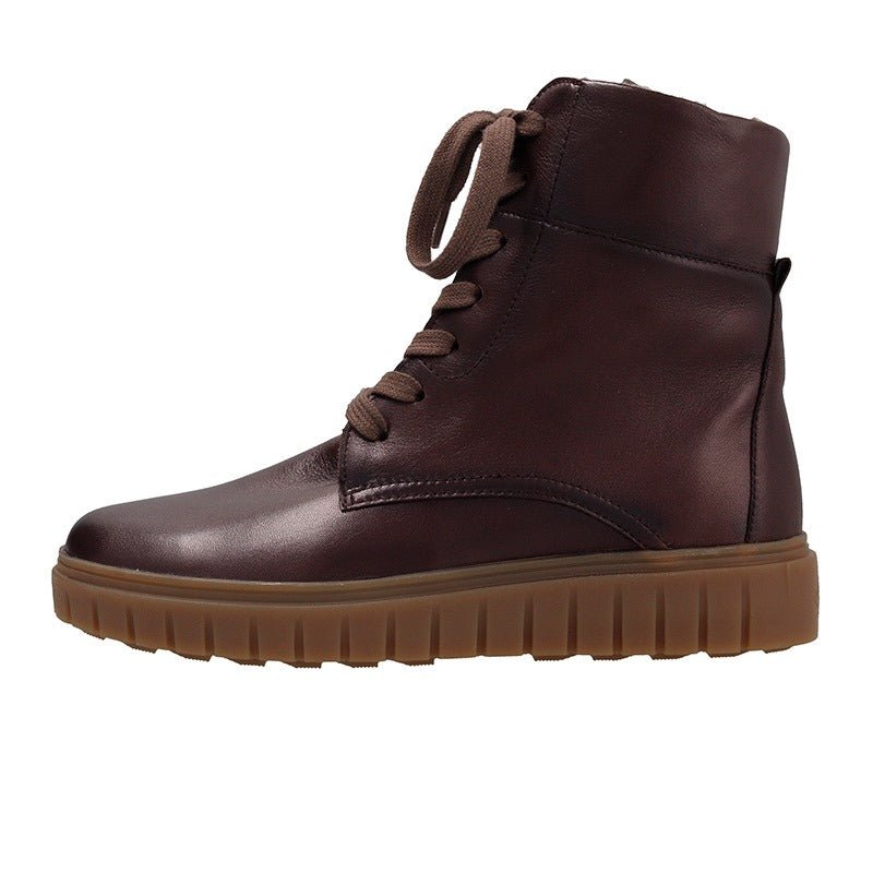 Semler varm damestøvle - Brun - Seniorshop