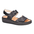 Waldläufer klassisk damesandal - Sort - Seniorshop