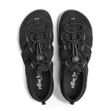 New Feet sportig damsandal, Svart