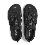 New Feet sporty damesandal - Sort