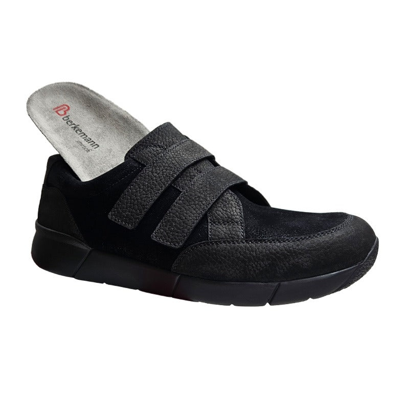 Berkemann herresko med velcro - Sort