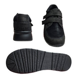Berkemann herresko med velcro - Sort - Seniorshop
