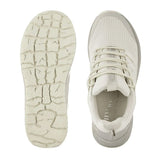 Green Comfort damsneaker, Offwhite