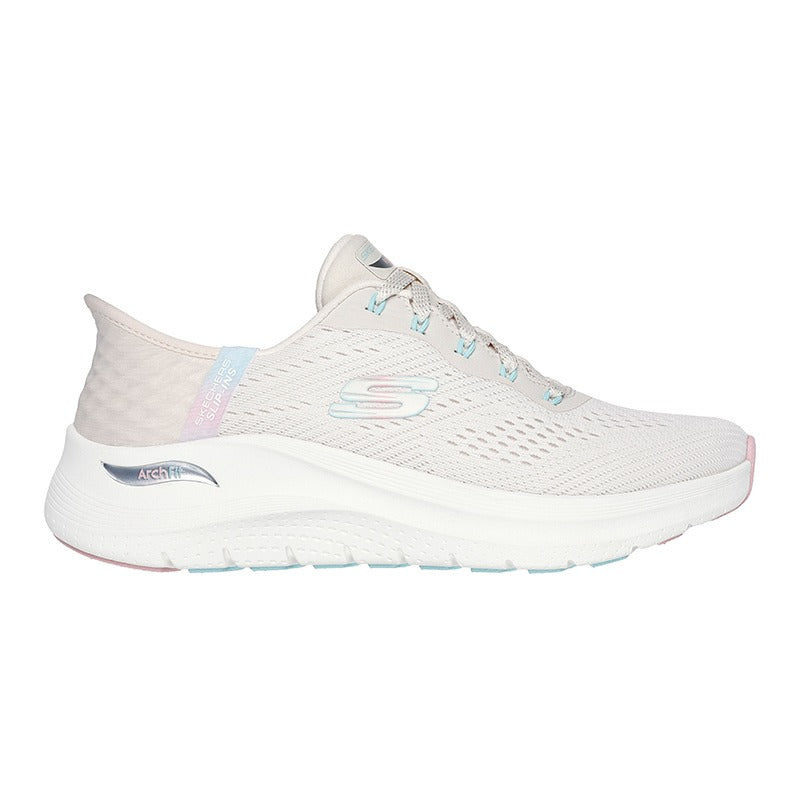 Slip-in damsneaker, Vit, Skechers