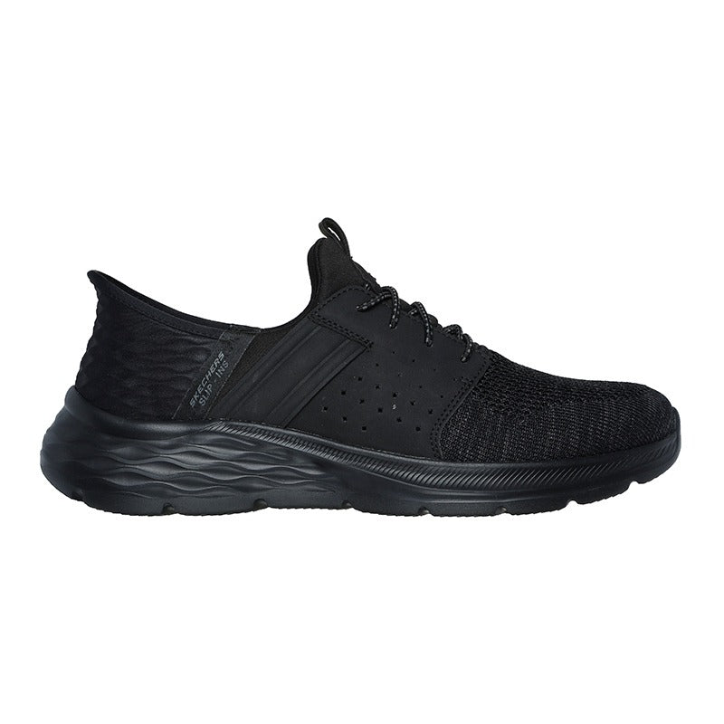 Skechers lätt slip-in herrsko, Svart