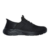 Skechers lätt slip-in herrsko, Svart
