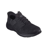 Skechers lätt slip-in herrsko, Svart