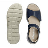 New Feetdamesandal - Mørkeblå - Seniorshop