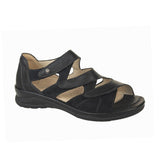 Fidelio stabil damesandal - Sort - Seniorshop