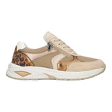 Waldläufer damesneaker - Beige/Leopard - Seniorshop
