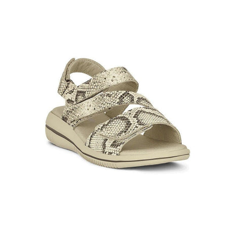 Green Comfort damesandal - Snake - Seniorshop