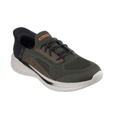 Skechers slip-in herrsneaker, Olivgrön