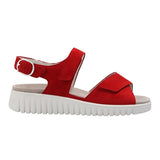 Semler damesandal - Rød - Seniorshop
