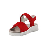 Semler damesandal - Rød - Seniorshop