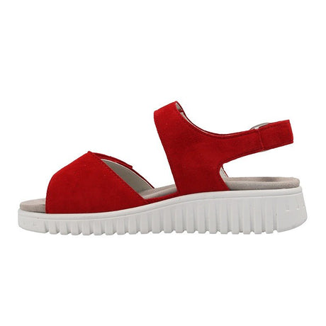 Semler damesandal - Rød - Seniorshop