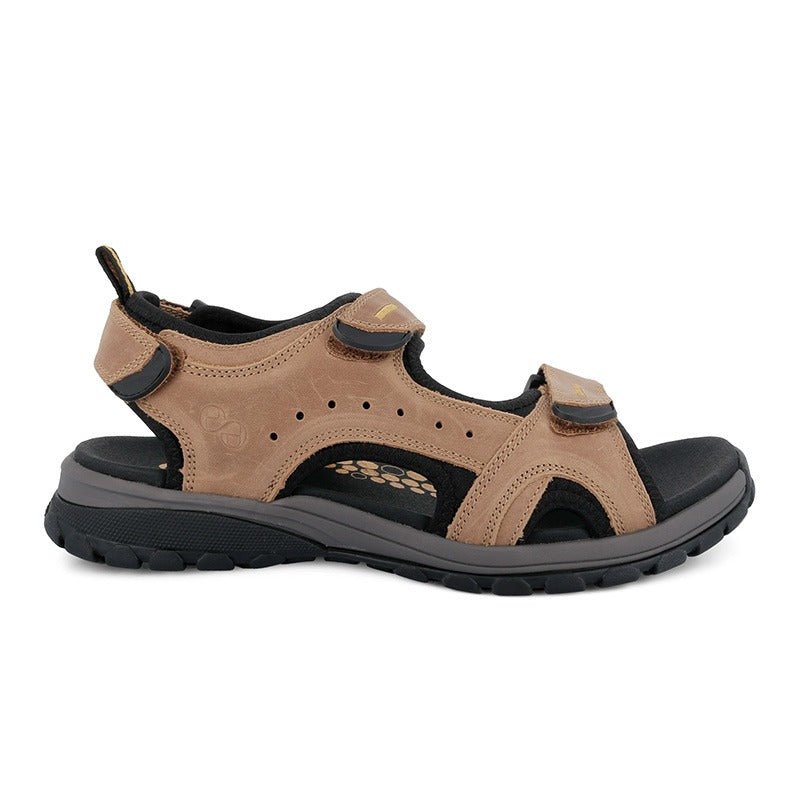 Green Comfort slitstark herrsandal - Sand