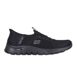 Skechers slip - in damesneaker - Sort - Seniorshop
