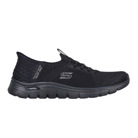 Skechers slip - in damesneaker - Sort - Seniorshop