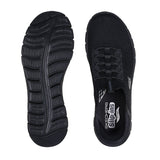 Skechers slip - in damesneaker - Sort - Seniorshop