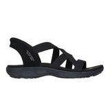 Skechers slip-in damesandal - Sort