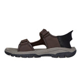 Skechers slip - in herresandal - Brun - Seniorshop